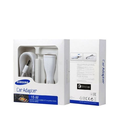 Cargador Samsung para Auto 15w + cable micro USB - mistergadget-mx