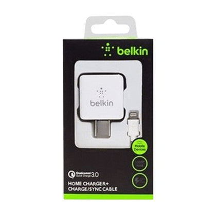 Cargador Belkin Carga Rápida 3.0 + Cable Lightning Iphone - mistergadget-mx